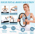 IyenFit Set 5 14 inch Sets Pilates Ring and Small Ball for Women with Resistance Bands, Magic Circle Home Workout