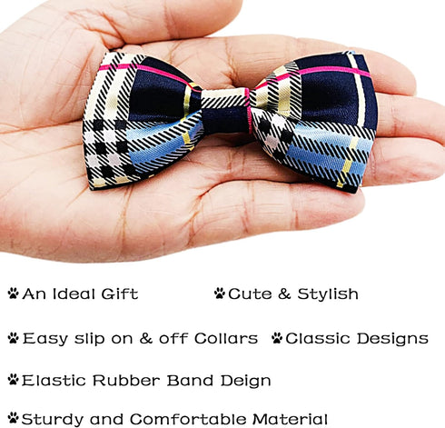 PET SHOW Pet Small Dogs Collar Attachment, Bow Ties for Puppies & Cats, Accessories for Parties