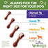 WHIMZEES Wellness Daily Brushzees Dog Dental Treats, Natural Chews, Extra Small Size Stick (28 Count)