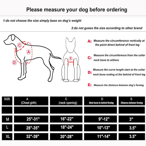 ICEFANG Dog Strap Harness, Large, K9 Vest, Y-Shape Chest, Adjustable, No-Pull Front Leash Clip, Pack of 1, Brown
