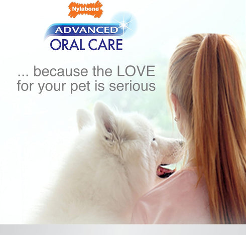 Nylabone Advanced Oral Care Dog Water Additive - Liquid Tartar Remover for Dental Care, 32 oz.