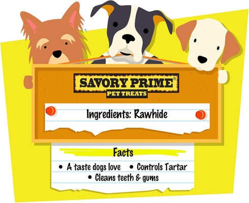 Savory Prime 2-Pack 6 7-Inch, Supreme Bone, To Beef