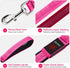 BSEEN LED Dog Leash, USB Rechargeable Light Up Leash for Nighttime Dog Walking (Pink?, 47 Inch)