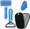 IDQQUQQ 4PCS Pet Pro Grooming Tool | Pet Grooming Rake | Dog Hair