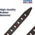 Scuba Choice Diving Rubber Knife Straps - Pair, Black, 20" Long for Secure Attachment