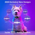 Dog Bark Collar, No Shock Rechargeable Smart Anti-Bark Collar for Small Medium Mini Dogs, Beep Vibration (Black)