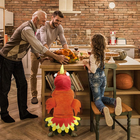 BWOGUE Turkey Dog Costume - Thanksgiving Apparel for Dogs and Cats