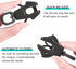 Heavy Duty Dog Leash 2/4/5/6FT, Reflective Nylon with Aluminum Quick Release Clip for Small Medium Large Dogs