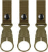 IronSeals Nylon Tactical Outdoor Gear Clip Band, Carabiner Water Bottle Buckle Hook Holder for Hiking