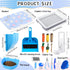 19 Set Pcs Rabbit Starter Kit Small Bunny Litter Box Animal Grooming Kit Water Bottle Bunny Toys Hay Feeder Bowl