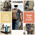 Molle Water Bottle Holder Pouch - Tactical Fuel Bottle Bag for 16-64 oz, Adjustable for Outdoor Activities