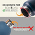 IRON °FLASK Carabiner Straw Lid for Wide Mouth Hydro Insulated Sports Bottles, BPA Free