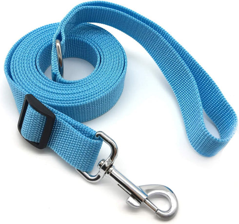 TAIAN Adjustable Nylon Dog Leash, 10 Foot Long Leash for Medium Large Dogs