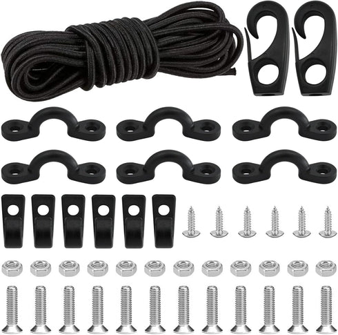 ISURE MARINE Accessory Kit for Kayak Deck Rigging, Boat, Canoe