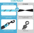 5ft 1/2in Blue Dog Leash for Large & Medium Dogs, Reflective Heavy Duty Rope with Padded Handle
