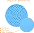 Lick Mat for Dogs and Cats, Slow Feeder Bowls for Dog Anxiety Relief, Blue Dog Enrichment Toys