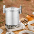 kowaku 304 1 2 Camping Rice Cooker Rice Cooking Pot with Lid Nonstick Stainless Steel Small Steamer Cookware