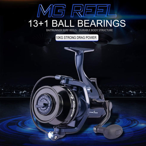 Sougayilang 12+1BB Spinning Fishing Reel for Saltwater and Freshwater
