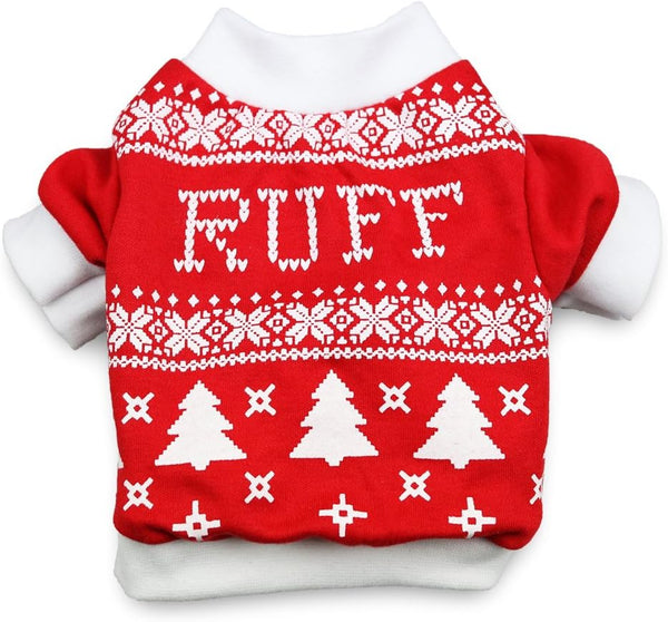 DroolingDog Christmas Dog Shirt - Xmas Shirt for Small Dogs, XS