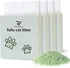 Tofu Cat Litter, 24 lb, Ultra Absorbent, Strong Clumping, Flushable, Low Tracking, Dust-Free, Green Tea (4 Packs)
