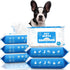 Dog Wipes for Paws and Butt, 600 Count/6 Packs, Fragrance Free Grooming Wipes for Dogs and Cats