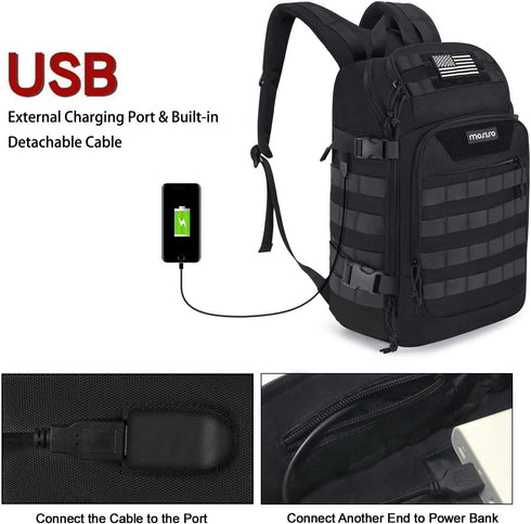 MOSISO 30L Tactical Backpack, Military Daypack 3 Day Assault Rucksack