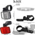 VICDUEKG 6 Pcs Bicycle Reflectors Front and Rear Kit, Safety Warning Reflectors for Night Cycling