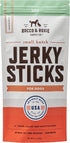 Rocco & Roxie Jerky Dog Treats, Slow Roasted Beef Sticks for All Breed Sizes - 170g Bag