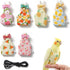 Fiyooau 7 Pcs Bird Diaper - Reusable Parrot Diaper with Waterproof Inner -