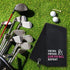 Hafhue Swing Swear Look for Ball Repeat Funny Golf Towel, Gifts for Golf Fans, Men and Women