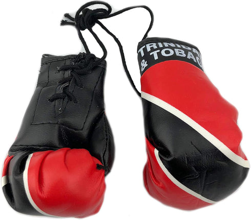 Hanging Car Mirror Mini Boxing Gloves, Trinidad and Tobago