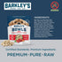 16 Oz Barkleys Bowls, Freeze-Dried Raw Beef Dog Food, Fresh Whole Food Ingredients with Farm-Raised Beef, Grain Free
