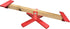 Rite Farm Products 22 INCH Long Chicken Teeter Totter RED Poultry Seesaw Perch