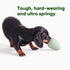 Beco Natural Rubber Bouncy, Chewy & Fillable Dog Toy, Rolls & Wobbles, Blue