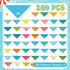 100 Summer Pcs Dog Bandana Bulk with Sayings Pet Triangle Scarf Bibs Washable Puppy Kerchief Adjustable Grooming