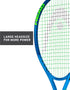 HEAD Ti. Conquest Tennis Racket - Pre-Strung Head Light Balance 27 Inch Racquet, 4 3/8 in Grip, Blue