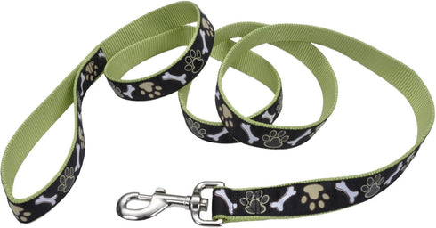 Coastal Pet Ribbon Dog Leash - Durable Fade-Resistant Nylon Material, Perfect for Dogs, 1" x 4'