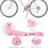 Pink Bike Kickstand - Children's Adjustable Folding Bicycle Center Bracket for 16" 18" 20" Bikes