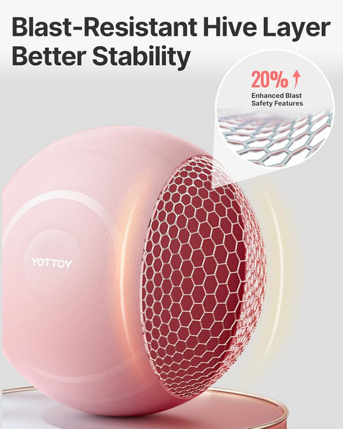 YOTTOY Anti-Burst Exercise Ball for Working Out, Yoga & Pregnancy, Extra Thick Workout Ball for Physical Therapy