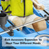 Multifunctional T-Design Doubleheader Kayak Paddle Holder - Space-Saving Accessories for Fishing