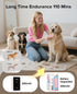 Trimming Dog Clipper for Matted & Long Hair,Quiet Pet Paw Hair Groomer,Handy Cordless Rechargeable Waterproof Shaver