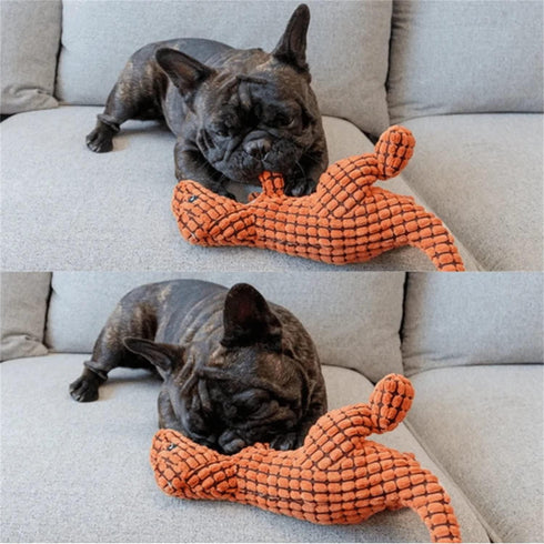 2023 New Indestructible Robust Dino, Durable Interactive Robustdino Dog Toy, Squeaky Dog Toys For Aggressive Chewers