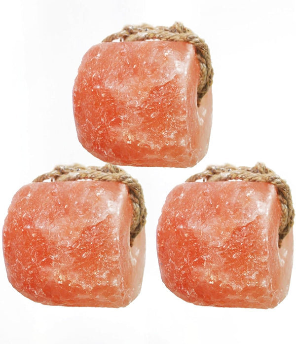 kathson Hanging Salt Lick for Horses Pack of 3,Himalayan Salt Blocks for