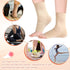 Geyoga 2 Pairs Ice Skating Socks for Women, Tendon Heel Ankle Protector Padded Guards Ankle Sleeve Pad