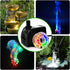 PULACO 10Watt 160GPH Submersible Fountain Pump with Automatic Color Changing LED Light