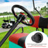 Roykaw Golf Cart Universal Steering Wheel for EZGO RXV TXT, Club Car DS Precedent, Yamaha G29 Drive