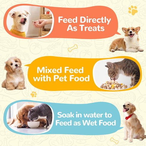 Freeze Dried Quail Egg Yolk Pet Treats, 9.2 oz, Rawhide Free, Gluten & Grain Free