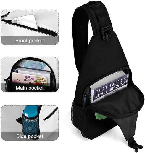 Generic Backpack 38x20cm Lettuce Cabbage Vegetable Leaves Crossbody Sling Bags Travel Chest Bag Casual Shoulder