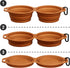 Pup Culture Dual Collapsible Dog Bowls | Portable Silicone Travel Water Bowl for Dogs | Food Grade, No Plastic Rim,