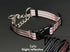 Martingale Collars for Dogs: Heavy Duty Stainless Steel Chain Training Collar, Adjustable Reflective Nylon (Pink, S)
